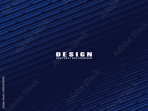 Premium background design with diagonal blue stripes pattern. Vector horizontal template for digital luxury business banner, contemporary formal invitation, luxury voucher, prestigious gift certificat