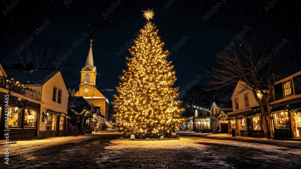 Fototapeta premium The Beautiful Christmas Tree