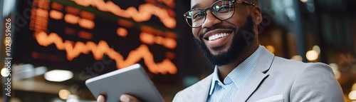 Smiling Financial Analyst R...