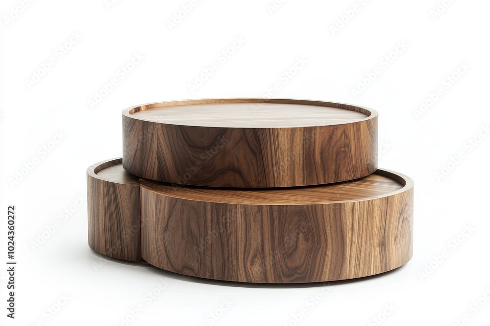 Nesting tables isolate on white background, clipping path Nesting tables isolate on white background, clipping path