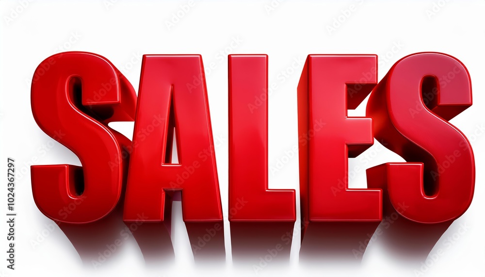 sales text wording alphabet red 3D element promotion discount shopping with white background 3 sales text wording alphabet red 3D element promotion discount shopping with white background 3