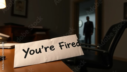 You're Fired -  Job Loss, Termination Notice, Bad News