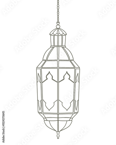 Arab islamic lantern or lamp silhouettes, ramadan or eid mubarak holiday illumination items. Isolated vector ornate symbols of light, joy and celebration. Decorative homes and street festive lamps set