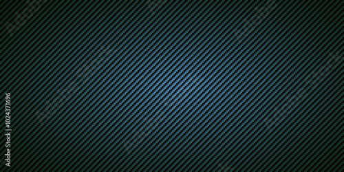 Black and blue diagonal carbon fiber seamless texture pattern vector illustration. Textile fabric, car tuning or cloth macro seamless kevlar crisscross texture background.