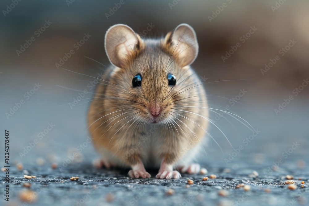 mouse on a blurred background mouse on a blurred background