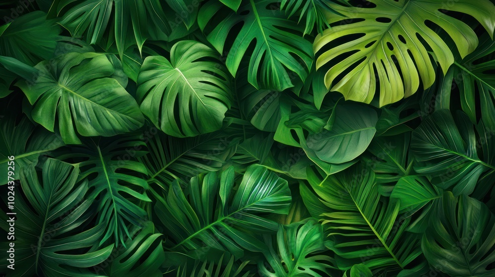 Lush Tropical Foliage Lush Tropical Foliage