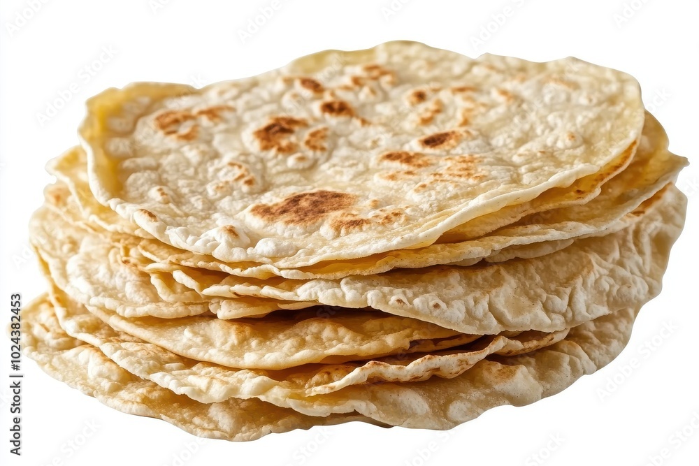 Tortilla tortillas flatbread bread bun on white cutout, PNG file. Many assorted different angles Tortilla tortillas flatbread bread bun on white cutout, PNG file. Many assorted different angles