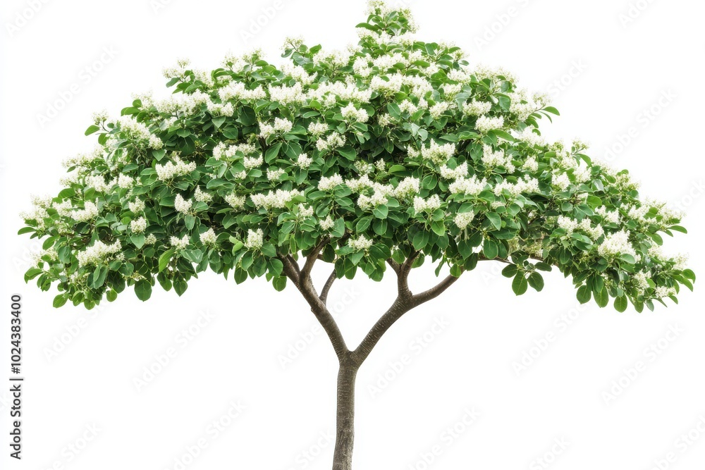 Tropical plant flower bush shrub green tree isolated on white background with clipping path Tropical plant flower bush shrub green tree isolated on white background with clipping path