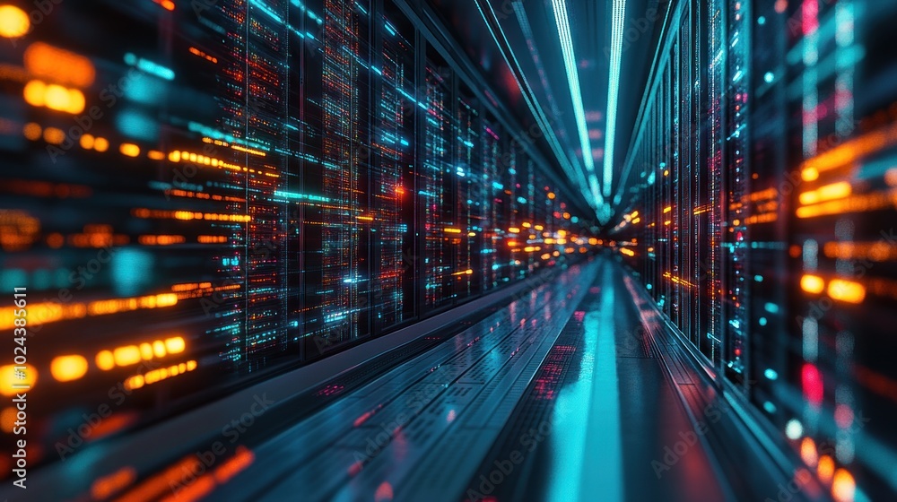 Server Room: Digital Data Highway Server Room: Digital Data Highway