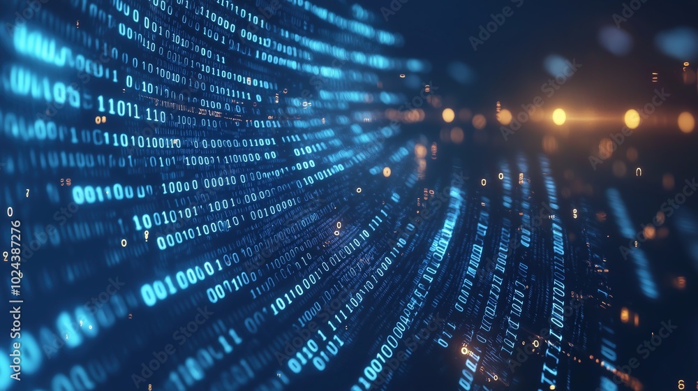 Digital Data Flow Visuals Digital Data Flow Visuals