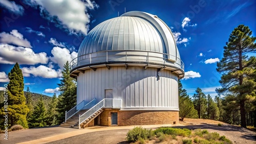 Telescope at Lowell Observatory in Flagstaff Arizona photo