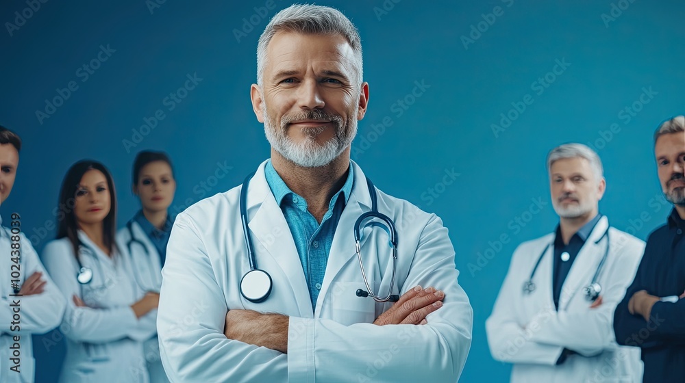 Fototapeta premium Confident Practitioner in Studio Setting