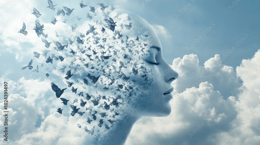 Freedom and creative mind. Flow idea. Multi-color visual. Freedom and creative mind. Flow idea. Multi-color visual.
