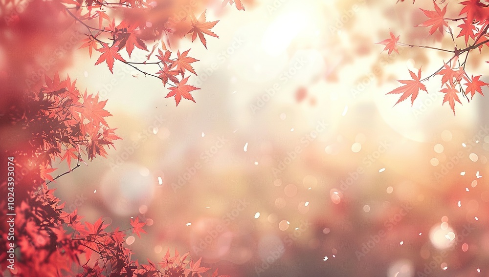 autumn background with bokeh and autumn leaves autumn background with bokeh and autumn leaves
