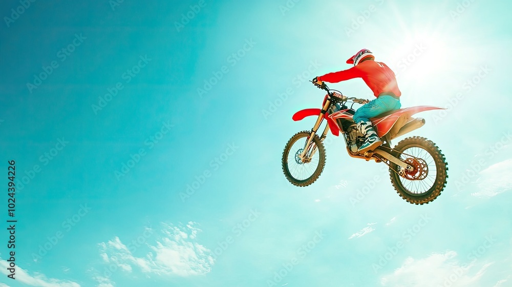 Newest Motocross Rider Performing a Mid-Air Whip Maneuver Newest Motocross Rider Performing a Mid-Air Whip Maneuver