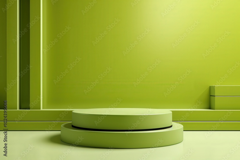 Green Product Display Stand Green Product Display Stand