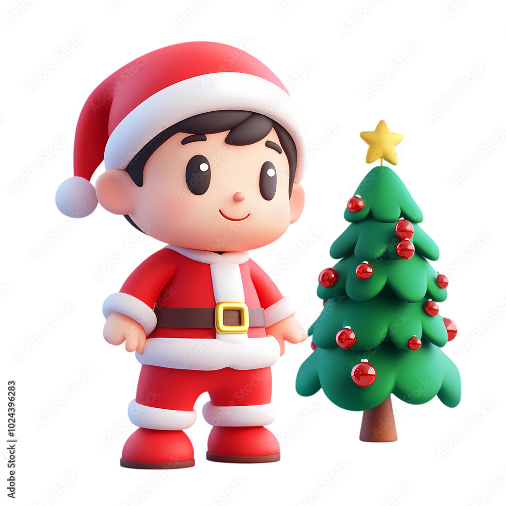 Christmas cartoon isolated Christmas cartoon isolated