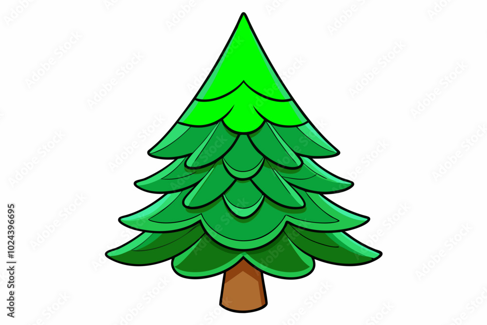 set of christmas trees set of christmas trees