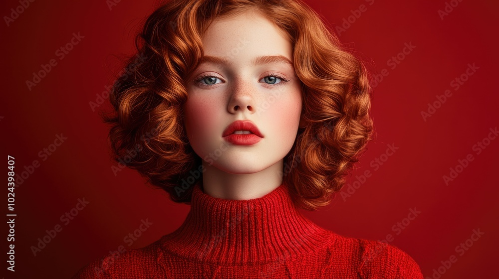 Professional Studio Portrait of a Young Redhead Professional Studio Portrait of a Young Redhead