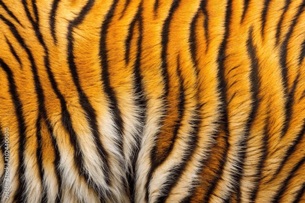 Tiger fur texture patterns and characteristics panoramic Tiger fur texture patterns and characteristics panoramic