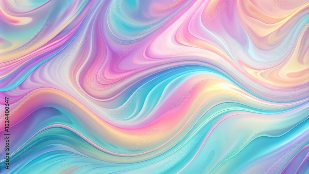 Fototapeta premium Tilted angle abstract fluid background with soft pastel colors