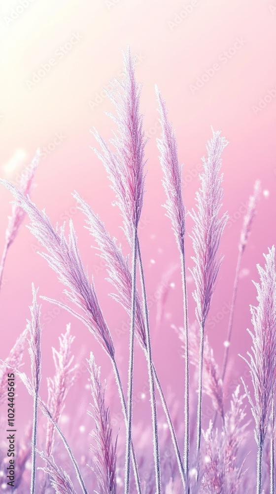 Fototapeta premium Frozen Grasses, Frost