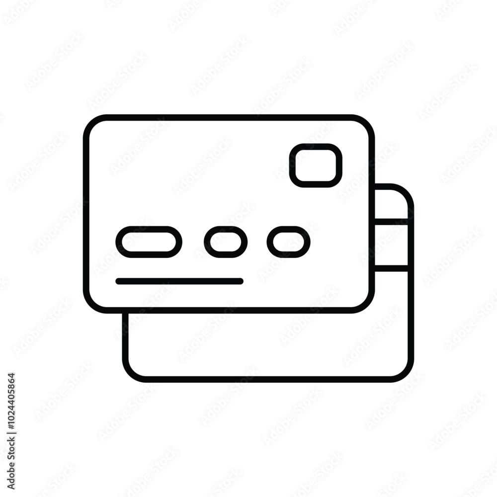 Card vector icon stock illustration Card vector icon stock illustration