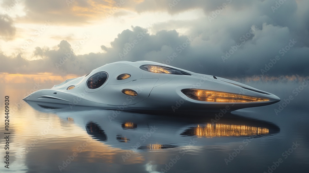 Futuristic Sleek Design of an Impressive Vessel Futuristic Sleek Design of an Impressive Vessel