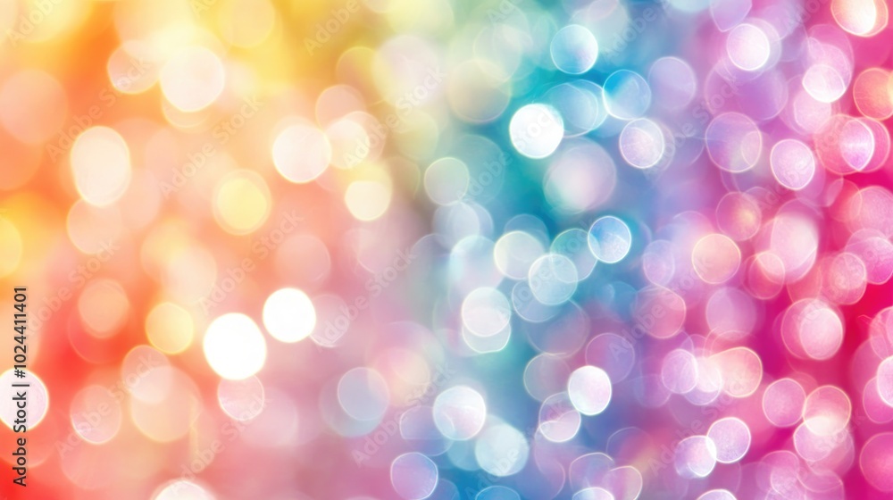 Abstract pastel rainbow background featuring vivid colors and soft bokeh lights creating a refreshing and dreamy summer texture Ideal for various creative projects Abstract pastel rainbow background featuring vivid colors and soft bokeh lights creating a refreshing and dreamy summer texture Ideal for various creative projects