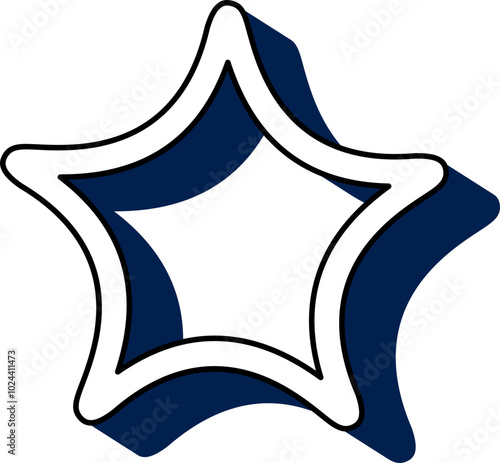 Shape Retro Outline