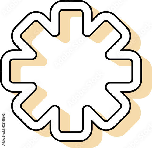 Shape Retro Outline