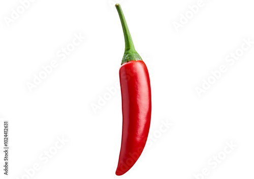 red hot chili pepper and golden royal armchair isolated on transparent or white background photo