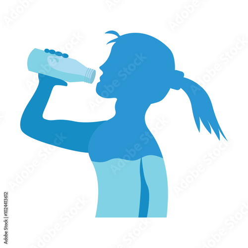 Drink water Illustration