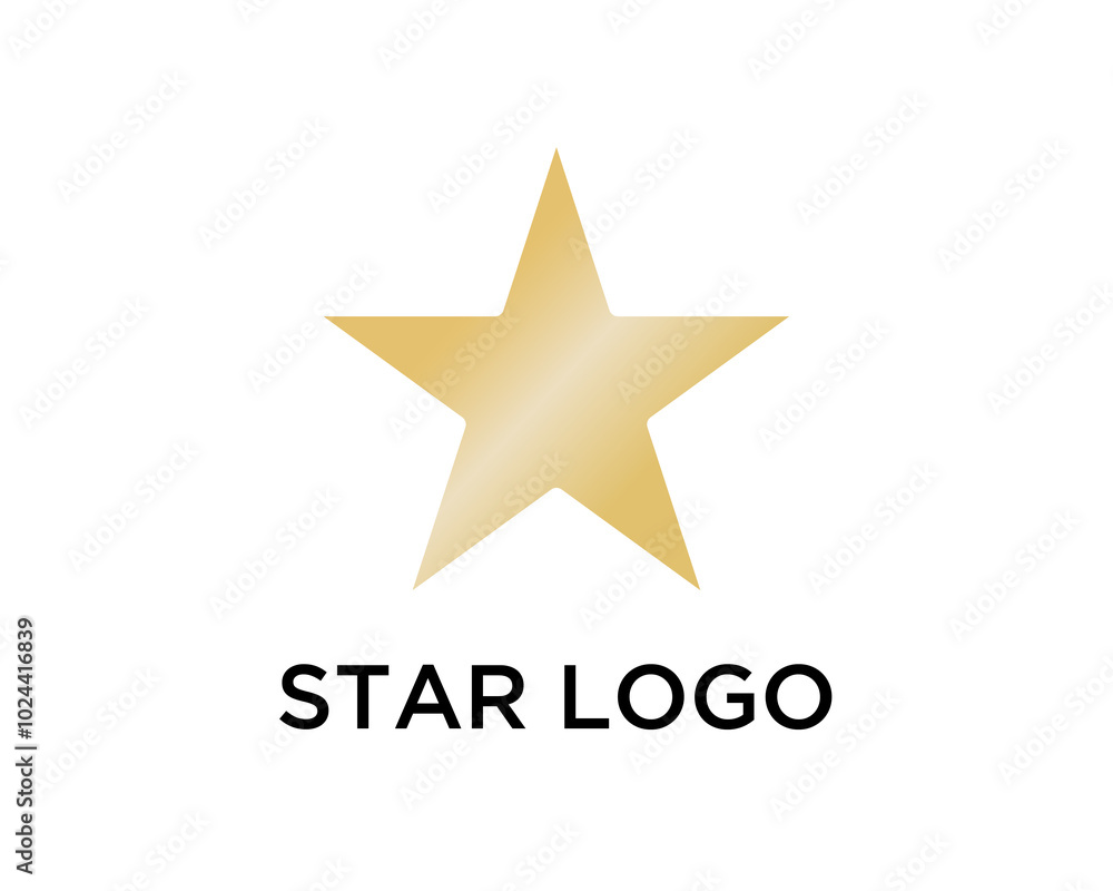 Obraz premium Creative Star Logo Design Template