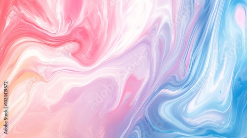 Abstract background with flowing pastel colors.