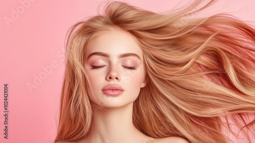 Professional Studio Portrait of a Blonde Woman