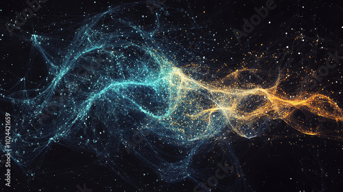 Mystical energy waves in cosmic space