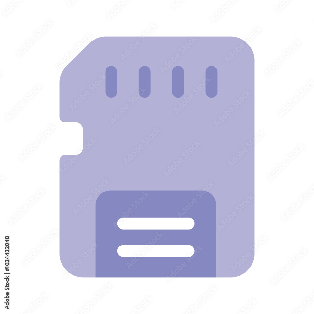 Check out this icon of memory card in editable style Check out this icon of memory card in editable style