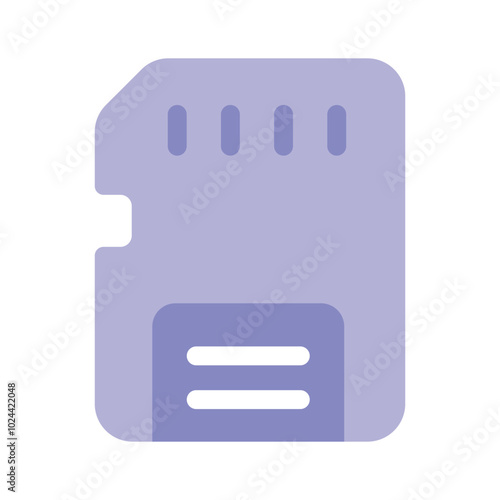 Check out this icon of memory card in editable style