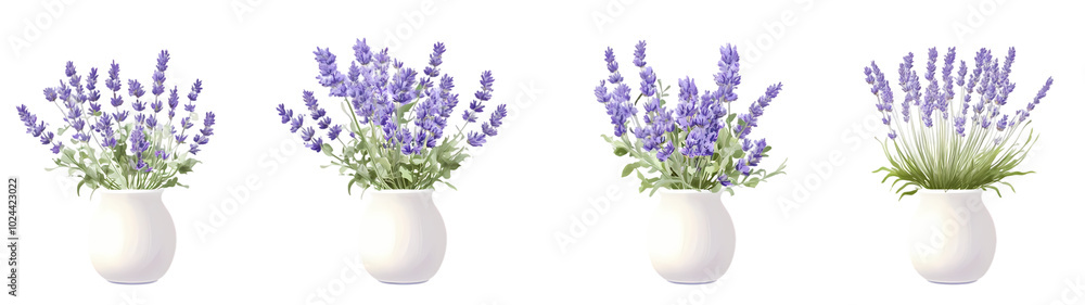 Lavandula hidcote isolated Lavandula hidcote isolated