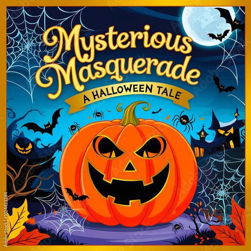  Halloween book cover illustration for kids