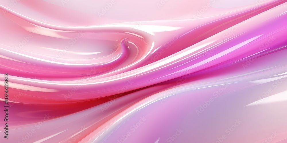 Abstract Pink Swirling Liquid Abstract Pink Swirling Liquid