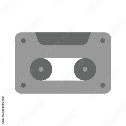 Magnetic tape recording, ready to use vector