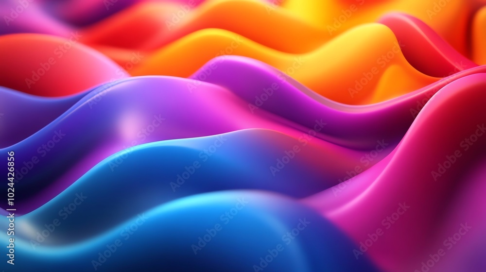 Abstract colorful wavy background. Abstract colorful wavy background.