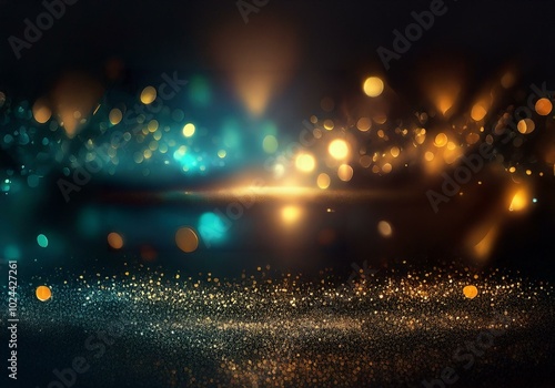 Wallpaper Mural Abstract background with defocused lights and shimmering sparkles. Torontodigital.ca