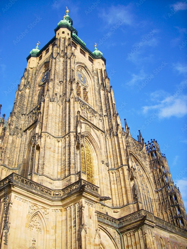 Fototapeta premium St. Vitus Cathedral in Prague, Czech