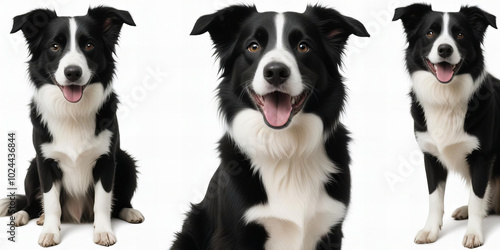 Black and White Border Collie