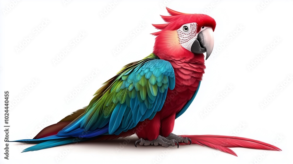 Fototapeta premium a_beautiful_parrot,generated ai