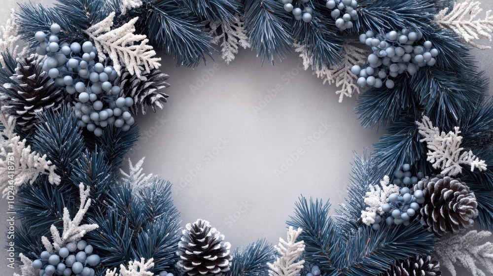 The Elegant Blue Holiday Wreath The Elegant Blue Holiday Wreath