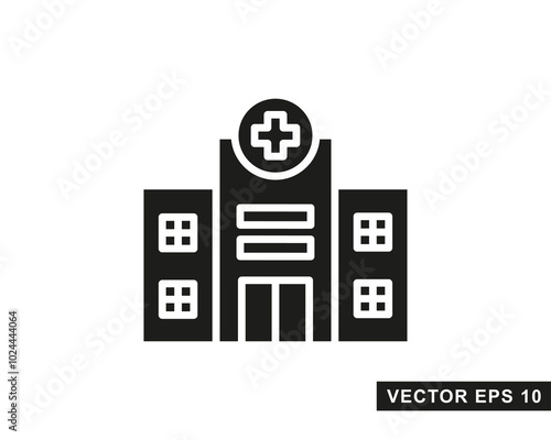 Hospital line icon. Hospital icon logo